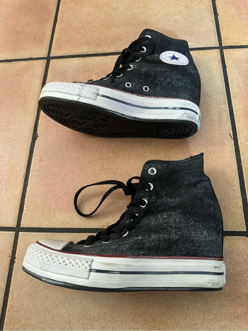 Converse Chuck Taylor All Star Hi Lux Hidden Heel Wedge Sneakers